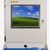 Armoire industrielle pour moniteur LCD, PENC-700 - vue de face avec tablette pour le clavier